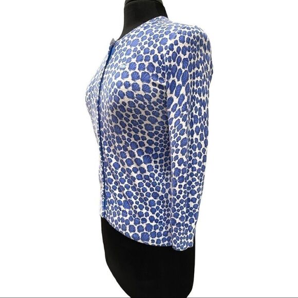 vineyard Vines Seashell Button Front Crewneck Cardigan Sz S - Picture 5 of 13